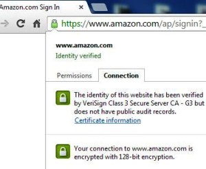 https using secure connection through SSL.